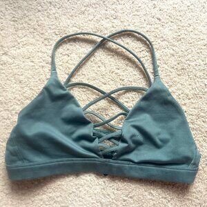 Small Victoria's Secret Sport Strappy Green Bra